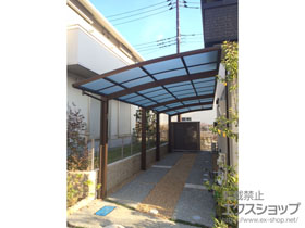 のカーポート レイナポートグラン 縦連棟 積雪〜20cm対応 施工例