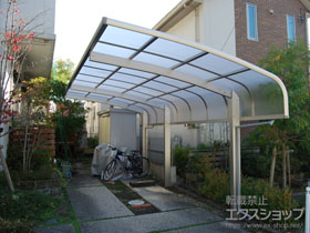 のカーポート レイナキャップポートグラン　延長 積雪〜20ｃｍ対応 施工例