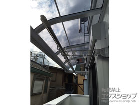 のバルコニー・ベランダ屋根 スピーネ R型 ルーフタイプ 単体 積雪〜20cm対応 施工例