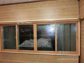 の二重窓（内窓） インプラス ダストバリア仕様 引違い窓 4枚建 施工例