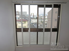 の二重窓（内窓） インプラス ダストバリア仕様 引違い窓 2枚建 施工例