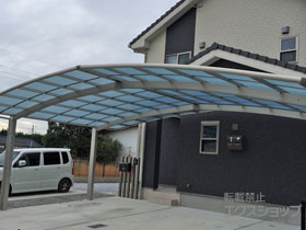 のカーポート レイナトリプルポートグラン　積雪〜20cm対応 施工例