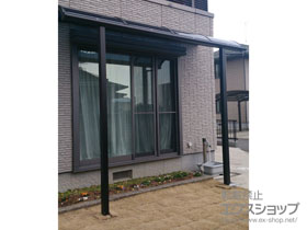 のバルコニー・ベランダ屋根 ヴェクターテラス R型 テラスタイプ 単体 積雪〜20cm対応＋RC用部品【CTC-GB-10】 施工例