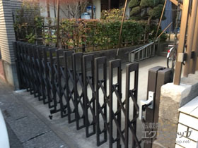 のカーゲート アルシャインII M型 Aタイプ ノンレール 片開き 350S 施工例