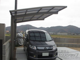 のカーポート ネスカR (ラウンドスタイル) 積雪〜20cm対応 施工例
