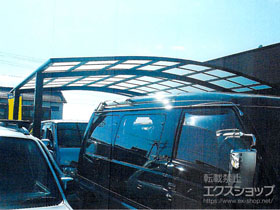 のカーポート ネスカR (ラウンドスタイル) ワイド 積雪〜20cm対応 施工例