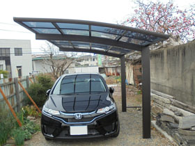のカーポート プレシオスポート 積雪〜20cm対応 施工例