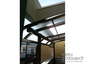 のバルコニー・ベランダ屋根 プレシオステラス R型 屋根タイプ 単体 積雪〜20cm対応 施工例