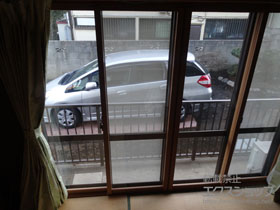 の二重窓（内窓） プラマードU 引き違い窓 4枚建 施工例