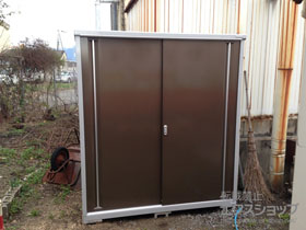 の物置・屋外倉庫 シンプリー 一般型（MJX-175E-TB） 施工例