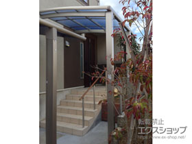 のサイクルポート・駐輪場 ネスカRミニ (ラウンドスタイル) 積雪〜20cm対応 施工例