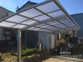 のカーポート レイナポートグラン 延長　積雪〜20cm対応 施工例