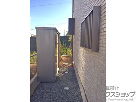 の物置・屋外倉庫 エスモ 一般型（ESD-1806AGL-MR） 施工例