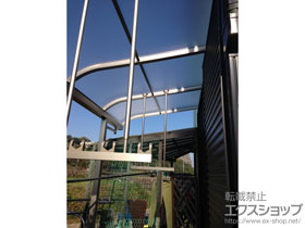 のテラス屋根 プレシオステラス R型 テラスタイプ 単体 積雪〜20cm対応 施工例