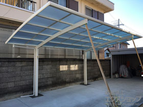 のカーポート レイナポートグラン　積雪〜20cm対応 施工例