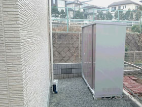 の物置・屋外倉庫 シンプリー 一般型(MJX-217EP-AR) 施工例