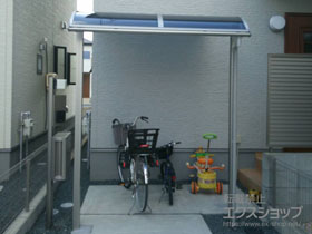 のテラス屋根 プレシオステラス R型 テラスタイプ 単体 積雪〜20cm対応 施工例