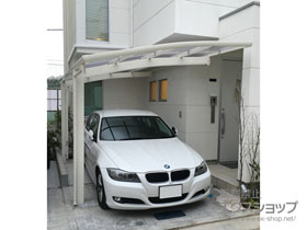 のカーポート レイナポートグラン 積雪〜20cm対応＋着脱式サポート 標準・ハイルーフ兼用 2本入×1セット 施工例