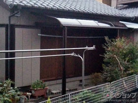 のテラス屋根 ヴェクターテラス R型 テラスタイプ 単体 積雪〜20cm対応 施工例