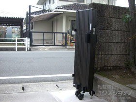 のカーゲート トリップゲート RA型 ノンレール 片開き 27S 施工例