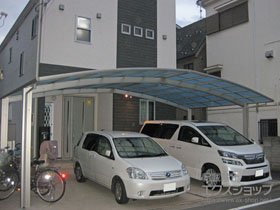 のカーポート レイナトリプルポートグラン　積雪〜20cm対応 施工例