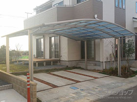 のカーポート レイナツインポートグラン 積雪〜20cm対応 施工例