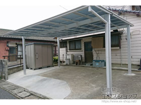 のカーポート ソリッドポート ワイド 積雪〜20cm対応 施工例