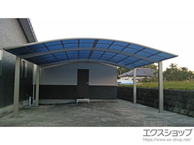 のカーポート レイナツインポートグラン 積雪〜20cm対応 施工例