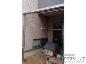のテラス屋根 プレシオステラス R型 テラスタイプ 単体 積雪〜20cm対応 施工例