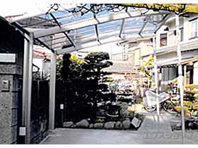 のカーポート ネスカR (ラウンドスタイル) 積雪〜20cm対応＋ 施工例