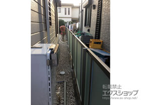 のフェンス・柵 ライシスフェンスP型 フリーポールタイプ 施工例