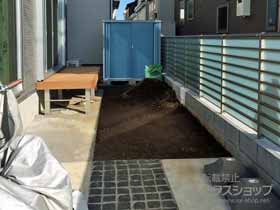 のフェンス・柵 サニーブリーズフェンスS型 間仕切りタイプ 施工例