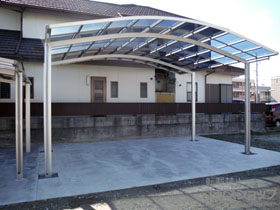 のカーポート レイナツインポートグラン　積雪〜20cm対応 施工例