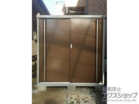 の物置・屋外倉庫 シンプリー 一般型（MJX-155D-P-TB） 施工例