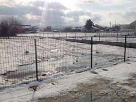 のフェンス・柵 メッシュフェンス G10 施工例