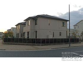 のフェンス・柵 セレビューフェンス RP3型[太横パネル] フリーポールタイプ 施工例