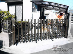 のカーゲート アルシャインII HW型Aタイプ ノンレール 片開き 360Ｓ 施工例