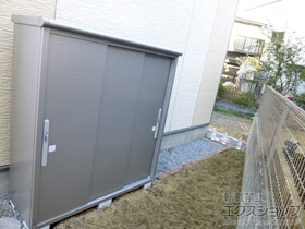 の物置・屋外倉庫 エスモ 一般型（ESD-1806AGL-SS） 施工例