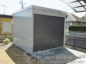 の倉庫・ガレージ バイク保管庫 土間タイプ  一般型 ハイルーフ 施工例