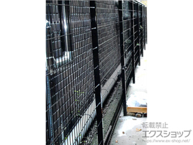 のフェンス・柵 イーネットフェンス1F型 自由柱タイプ 施工例