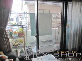 の二重窓（内窓） インプラス(ダストバリア)引き違い窓3枚建て外内内 施工例