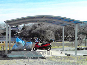 のカーポート プレシオスポート ワイド 積雪〜20cm対応 施工例