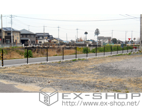 のフェンス・柵 メッシュフェンス G10-R 施工例