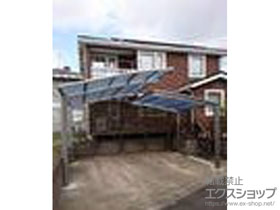 のカーポート ネスカR (ラウンドスタイル)　積雪〜20cm対応 施工例