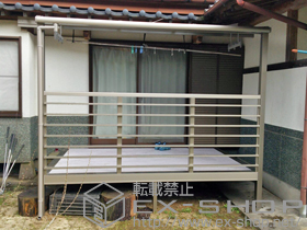 のテラス囲い・サンルーム ほせるんですF型 オープンタイプ 積雪〜20cm対応 施工例