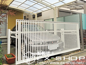 のカーゲート オーバードアS2型 手動式 施工例