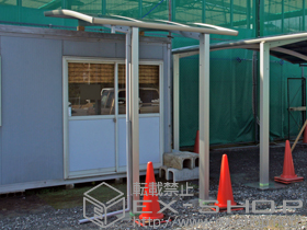 のサイクルポート・駐輪場 レイナポートグランミニ 積雪〜20cm対応 施工例