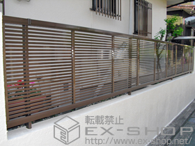 のフェンス・柵 ライシスフェンス1型 フリーポールタイプ 施工例