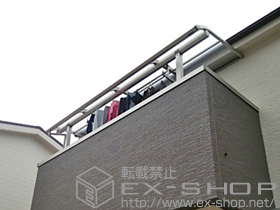 のバルコニー・ベランダ屋根 プレシオステラス R型 屋根タイプ 単体 積雪〜20cm対応 施工例