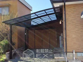 LIXIL リクシル(トステム)のカーポート ルーフポートシグマIII 積雪〜20cm対応 施工例